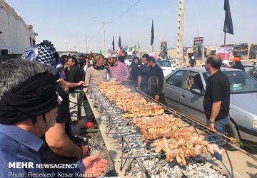 اعزام خادمین جهت استقرار در محل موکب